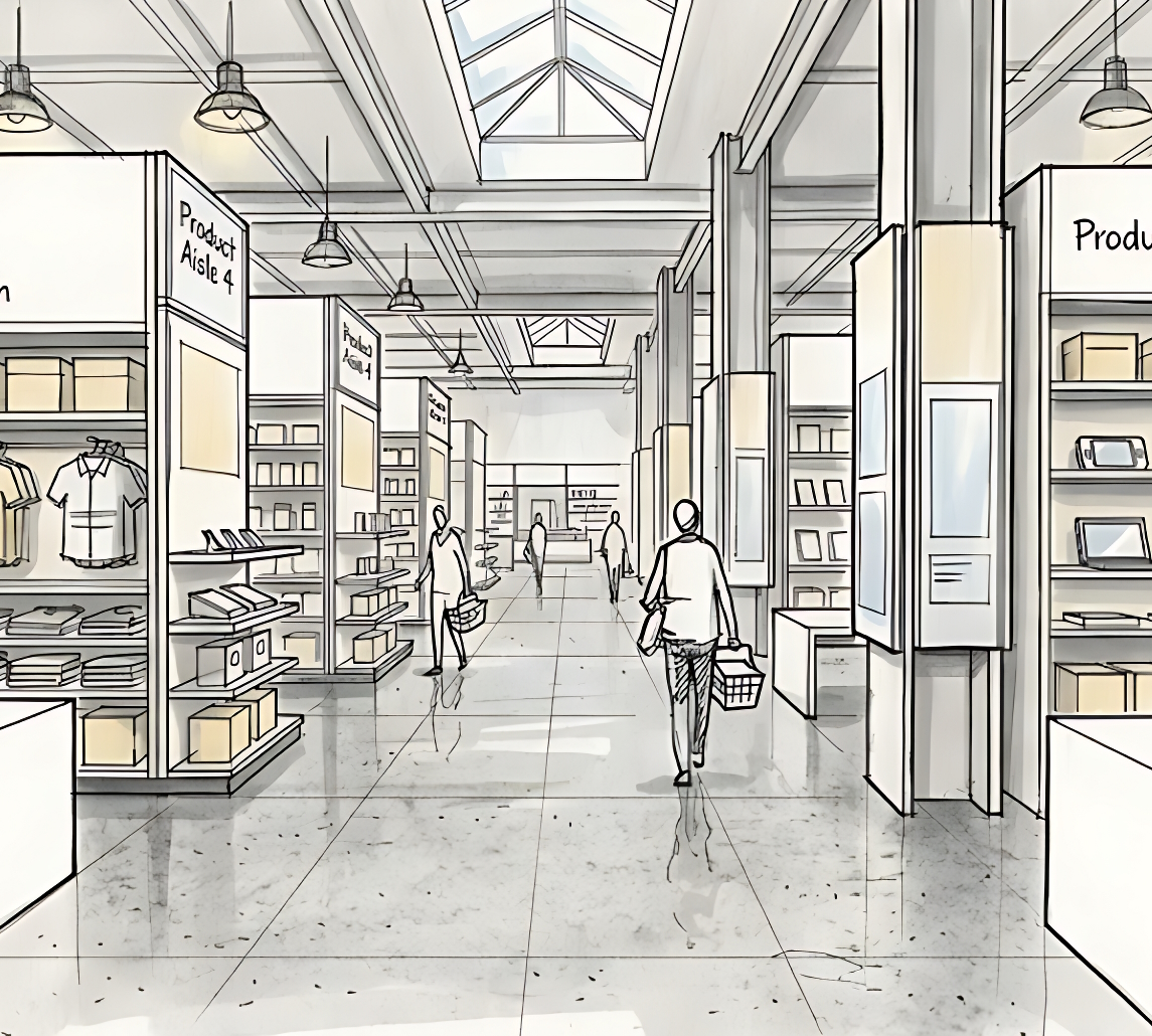 Store Concept Sketch
